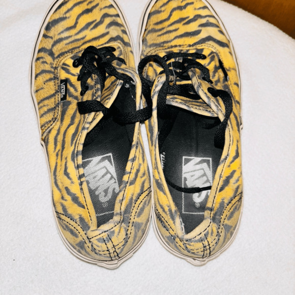 Vans Tiger Stripe Animal Print Sneakers Women 6.5 Men 5 - Picture 5 of 7